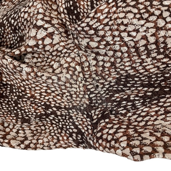 Anthropologie Skirted Wide-Leg Pants Reptile Snake Print Size 6 - Picture 12 of 15